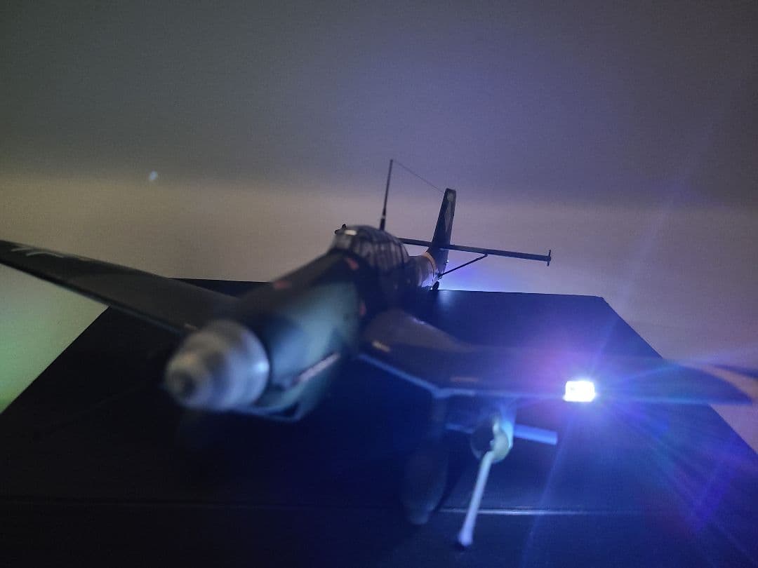 ユンカース スツーカ ju87 タンクバスター リアルモーターライズ完成品