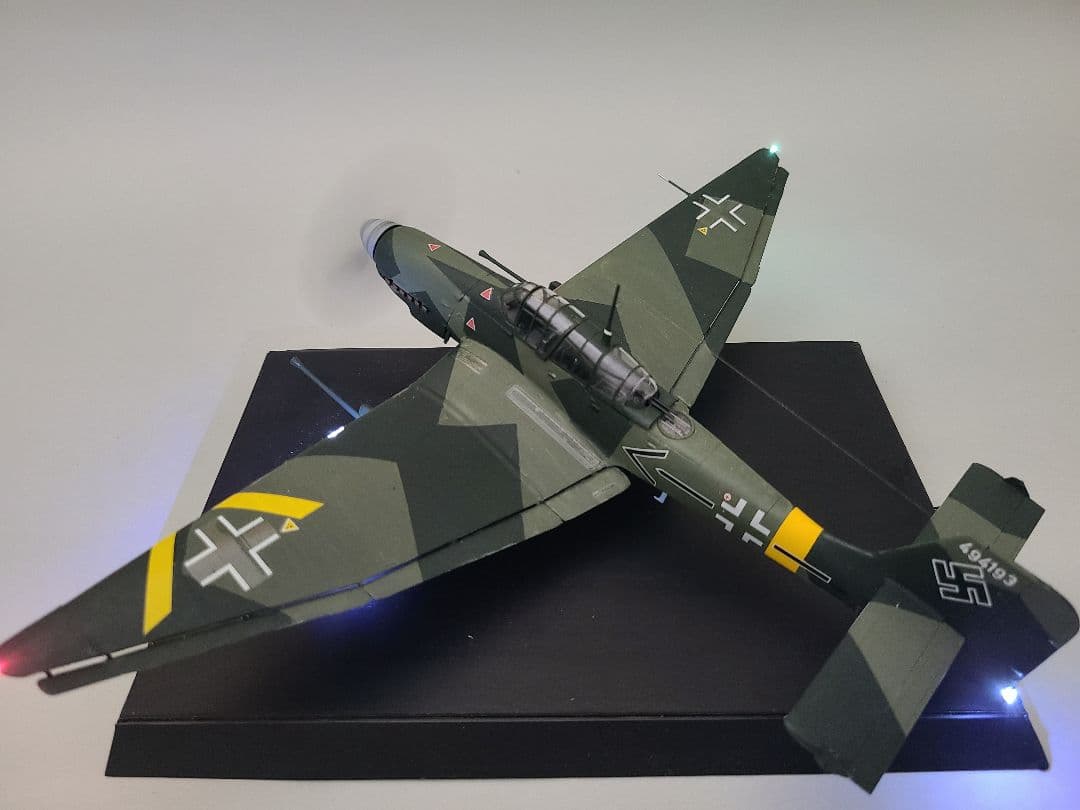 ユンカース スツーカ ju87 タンクバスター リアルモーターライズ完成品