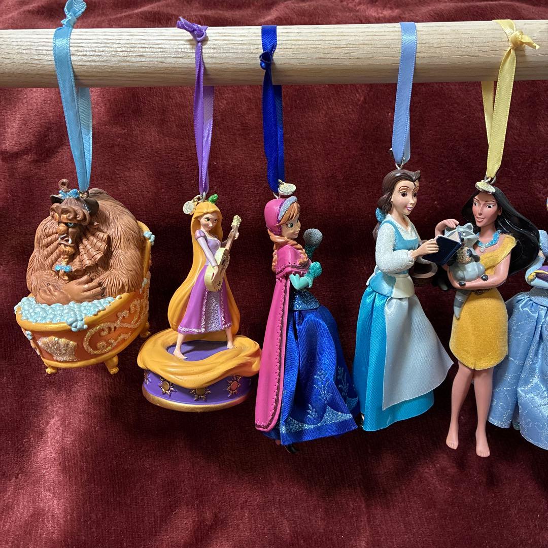 【貴重】ディズニープリンセス オーナメント　プリンセス15体＋野獣1体セット