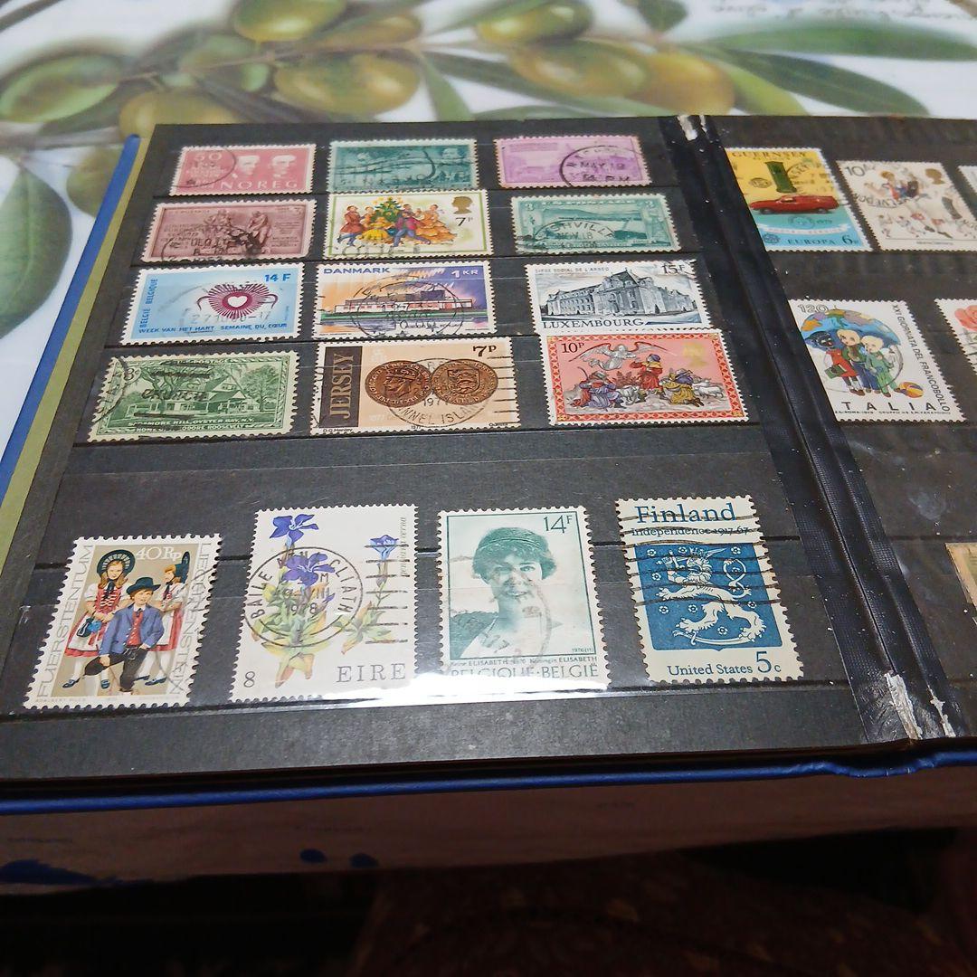 外国の使用済み切手(未使用19枚有) 日本の使用済み切手２6枚含む