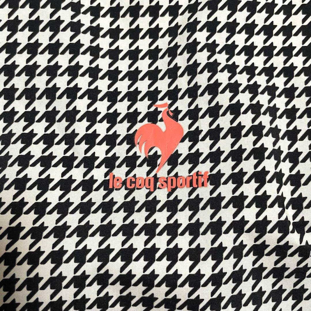 極美品♪ ルコックスポルティフ ゴルフ レインウェア ワンピース 千鳥格子 L