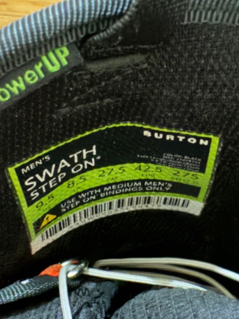 BURTON STEP ON SWATH ブーツ 27.5cm スワス