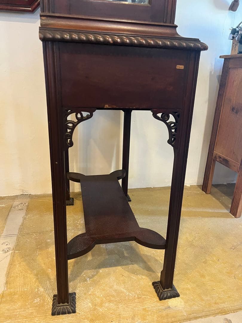 イギリス　アンティークキャビネット　1900年代（推定）