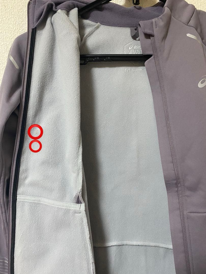 訳あり タグ付未使用品　アシックス　asics ランニングウィンタージャケット