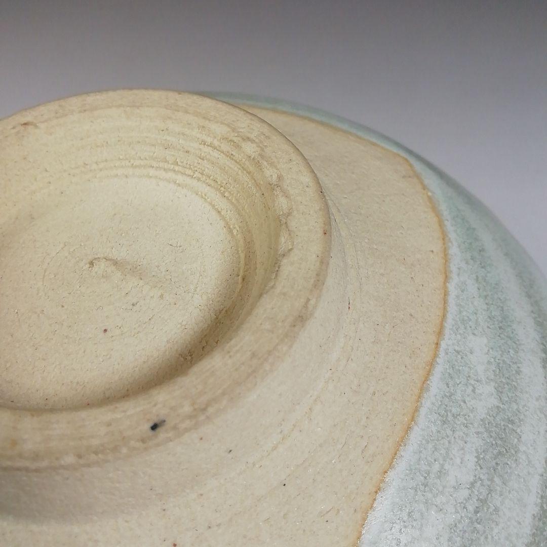 Ｔ７０５　茶碗　『象牙色釉　茶碗』『九谷焼』『伊豆蔵寿郎 造』共箱　抹茶碗　茶道