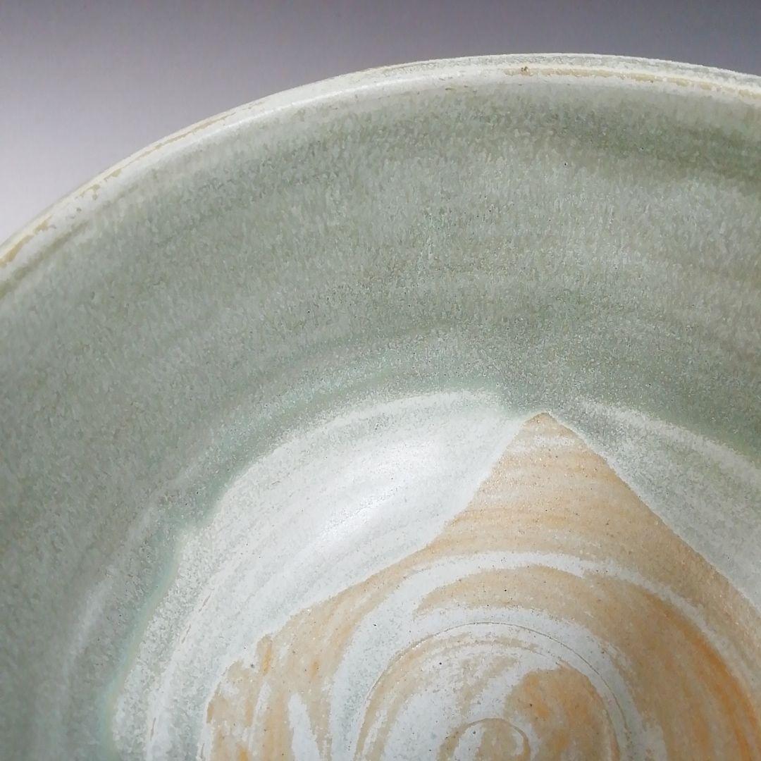 Ｔ７０５　茶碗　『象牙色釉　茶碗』『九谷焼』『伊豆蔵寿郎 造』共箱　抹茶碗　茶道