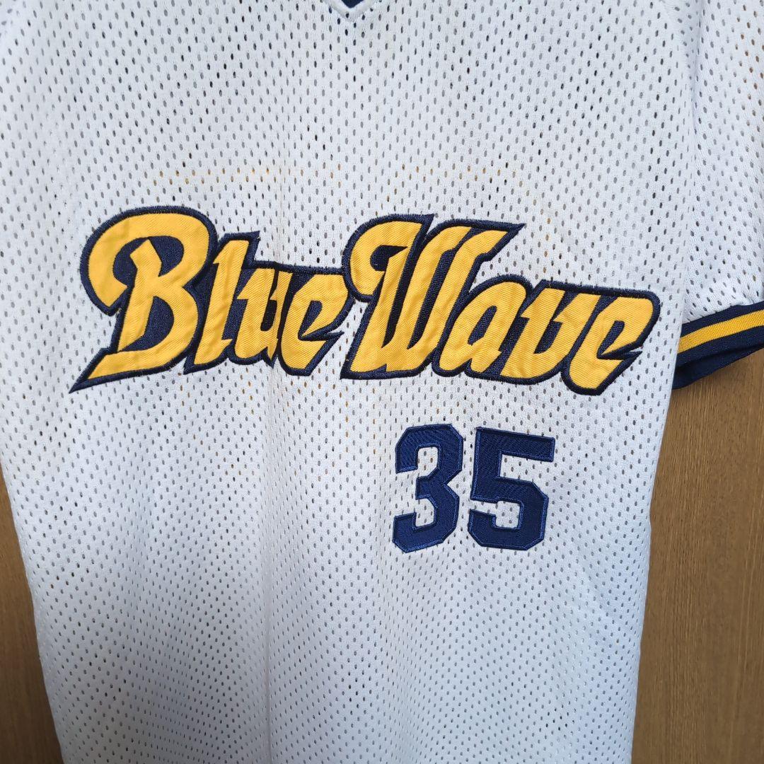 オリックスブルーウェーブ ユニフォーム 南淵時高 #35 シャープ産業 メッシュ