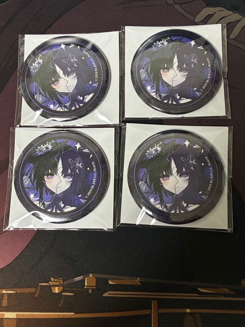 魔法少女ノ魔女裁判 くじメイト E賞 缶バッジ まのさば 宝生マーゴ　4個