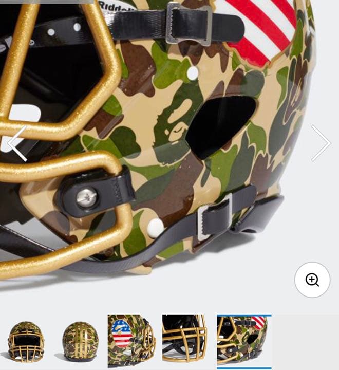 新品未使用 adidas RIDDELL X BAPE HELMET 値引
