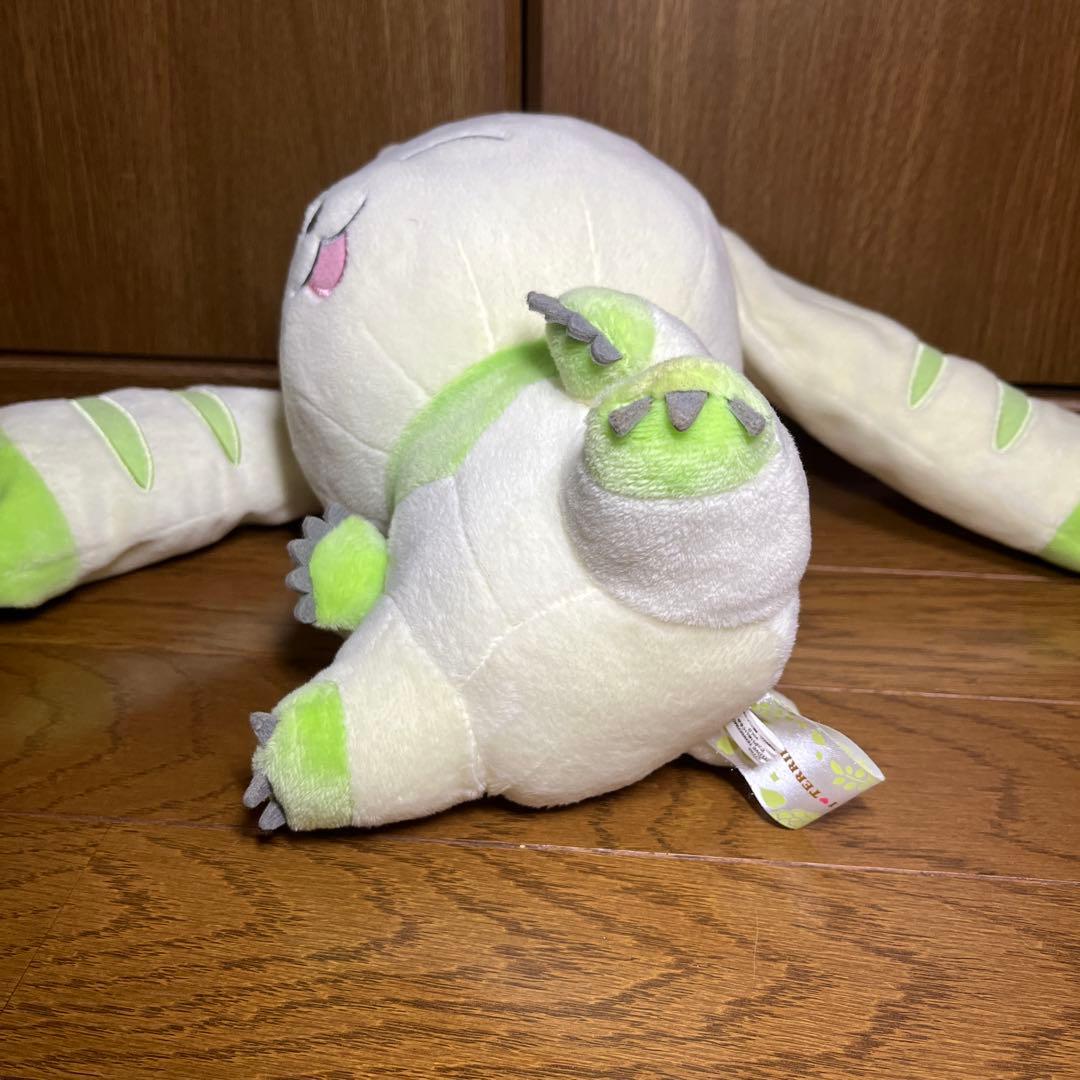 デジモンアドベンチャー　テリアモン　でっかいぬいぐるみ　目つぶり