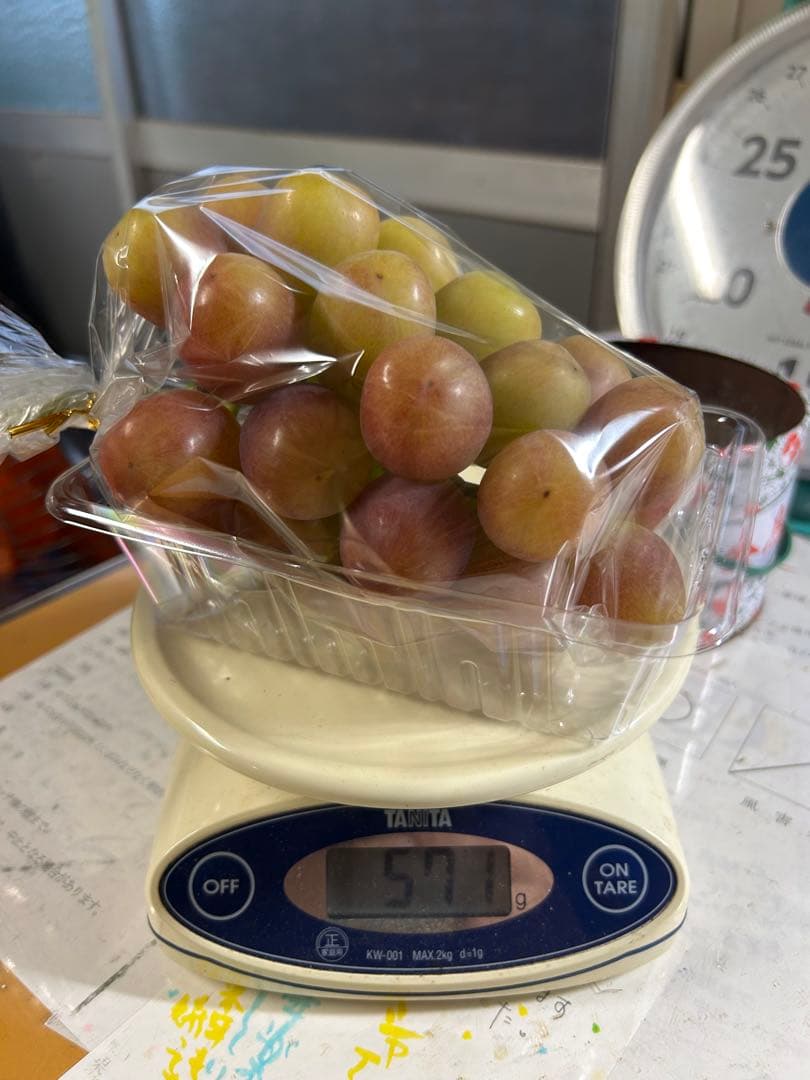 タイムセール！山梨県限定 赤いシャインマスカット！？ 1コンテナ　10房以上