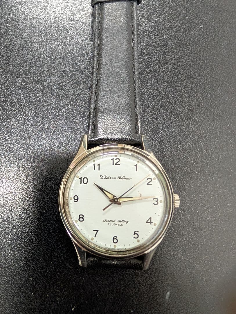 CITIZEN シチズン 昭52 広鉄局 腕310 国鉄 JR鉄道時計 手巻時計