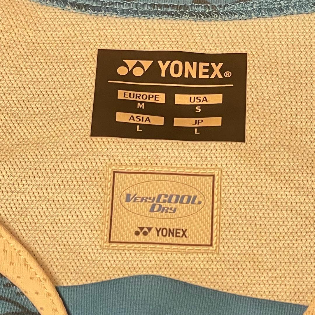 【YONEX】バドミントン 日本代表モデル Lサイズ ブルー