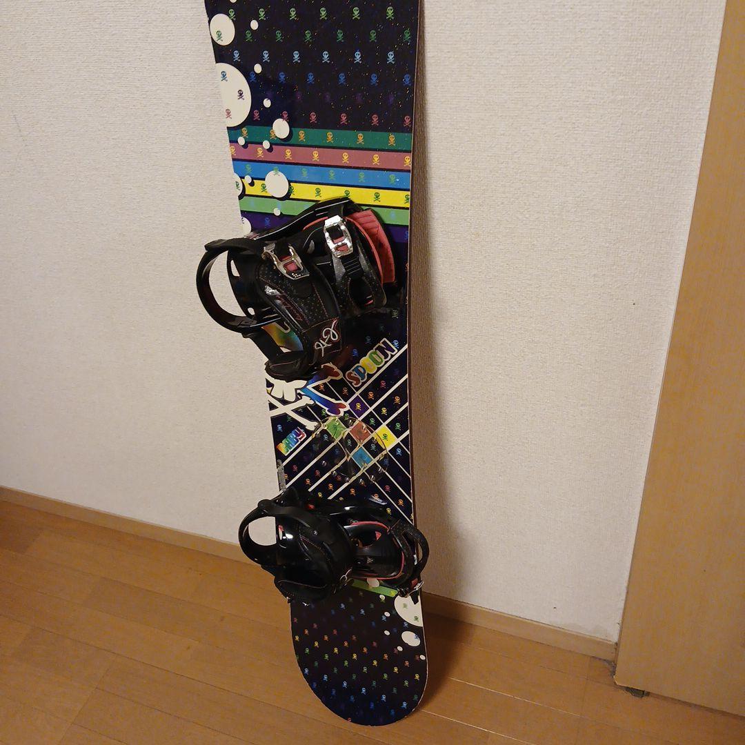 スノーボードSPOON & K2 ビンディング　セット　１３７cm送料込み