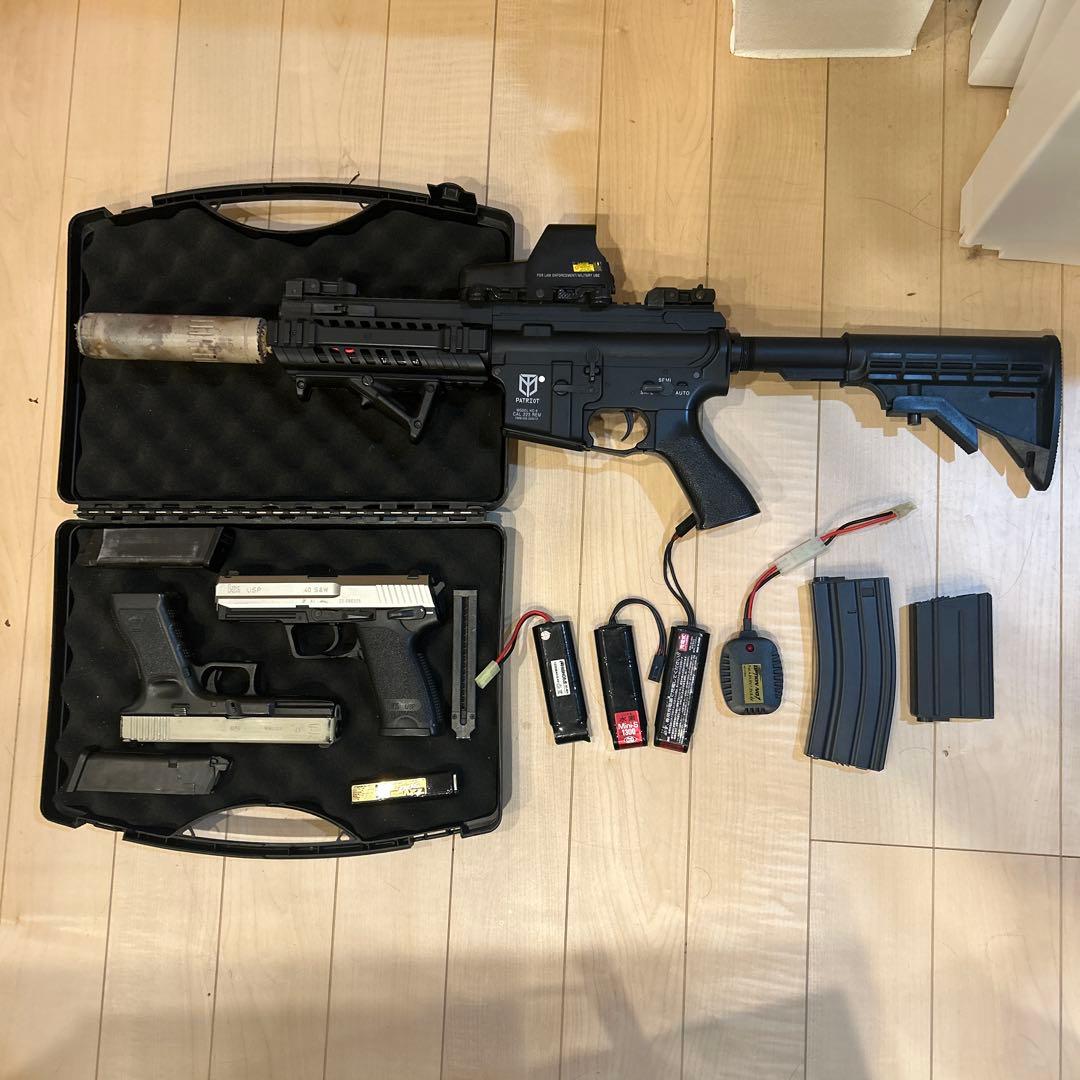 Y*h様 動作未確認PATRIOT HC-10 電動ガン セット