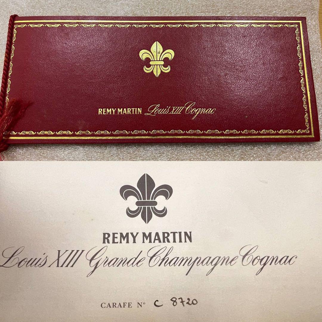 Baccarat バカラ　レミーマルタン　ルイ13世　空瓶　箱付き　グラス付