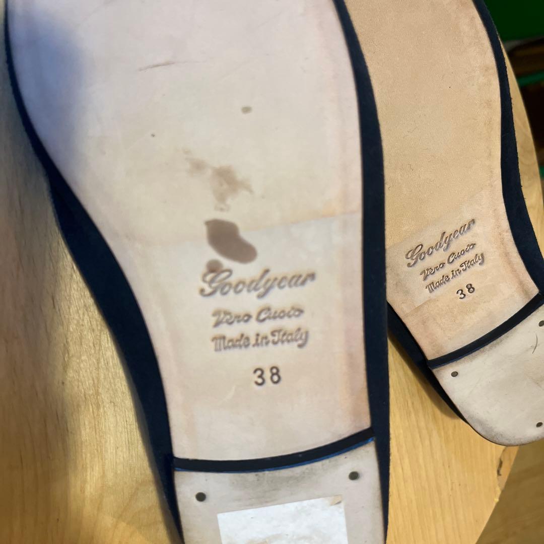 【Spick and Span 】【SPELTA】ベルベットバレエシューズ◆