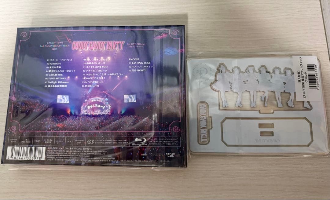 【新品未開封】CANDY TUNE 2周年記念ライブBlu-ray 特典付き