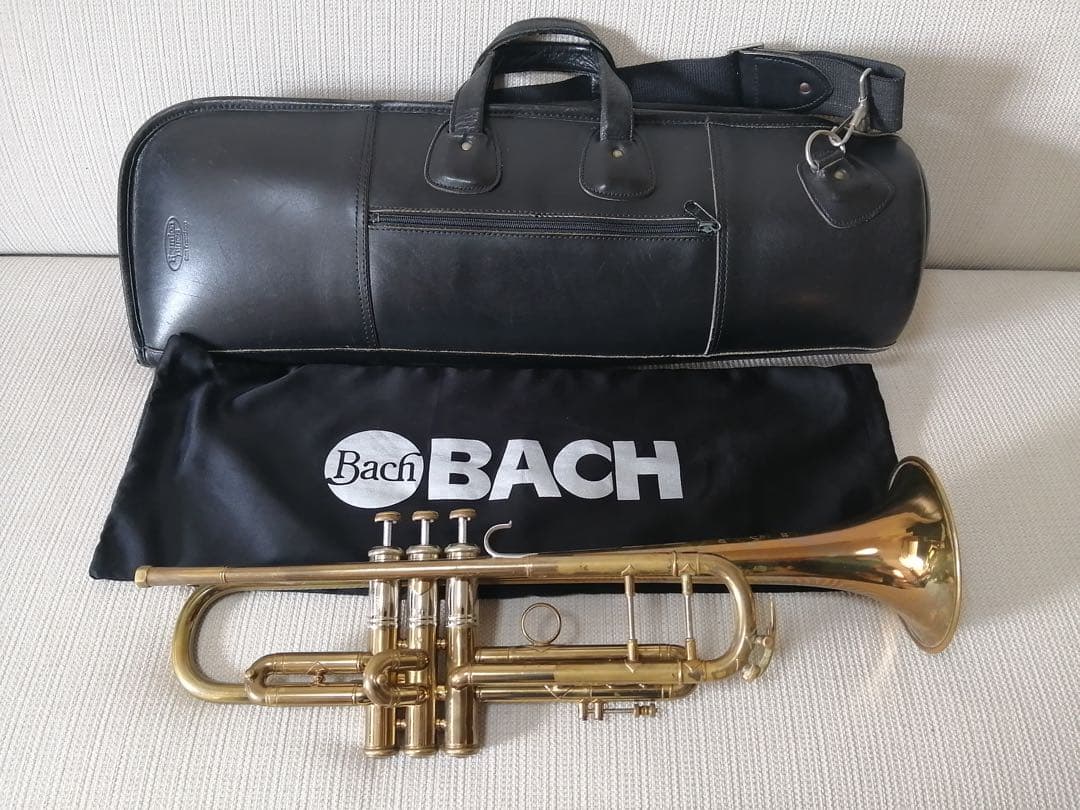 Bach ニューヨークバックトランペット　1950年製とラニオンブルースケース