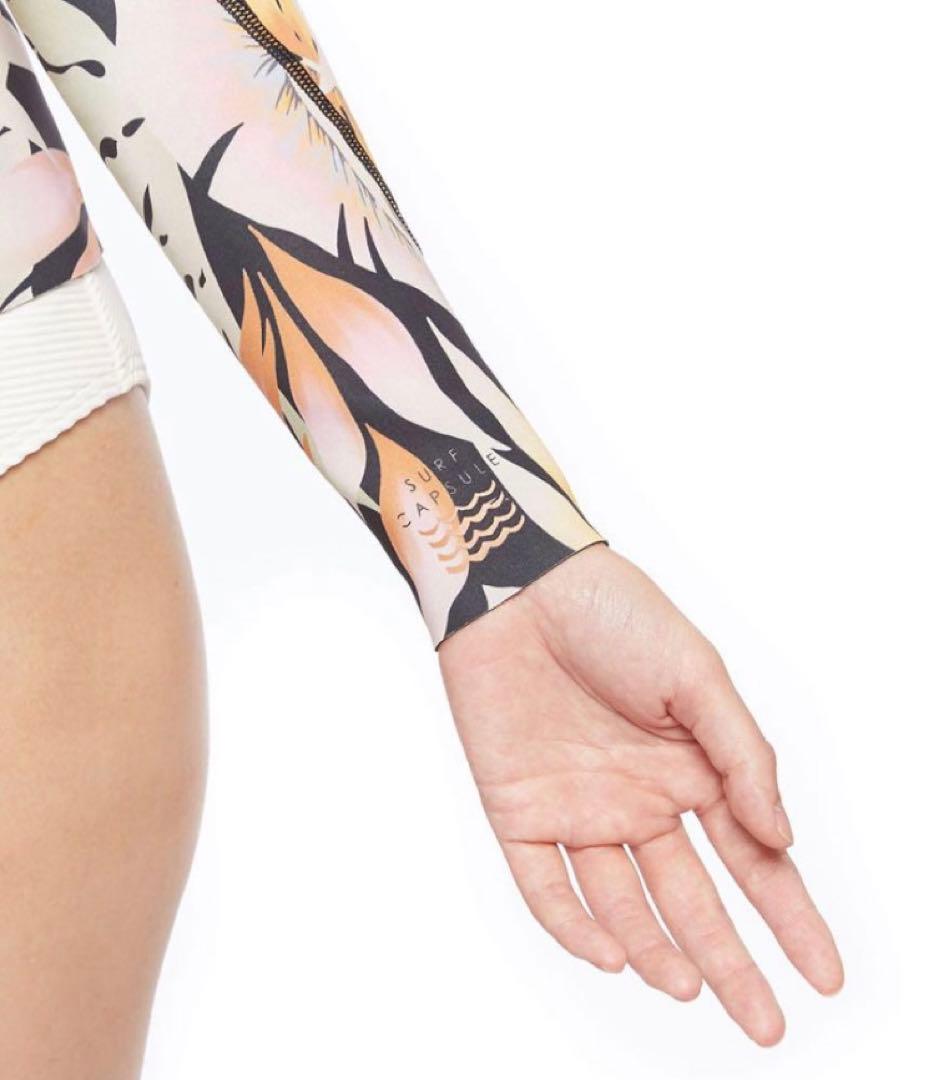 新品BILLABONG レディース 長袖タッパー フロントジップ ウェットスーツ