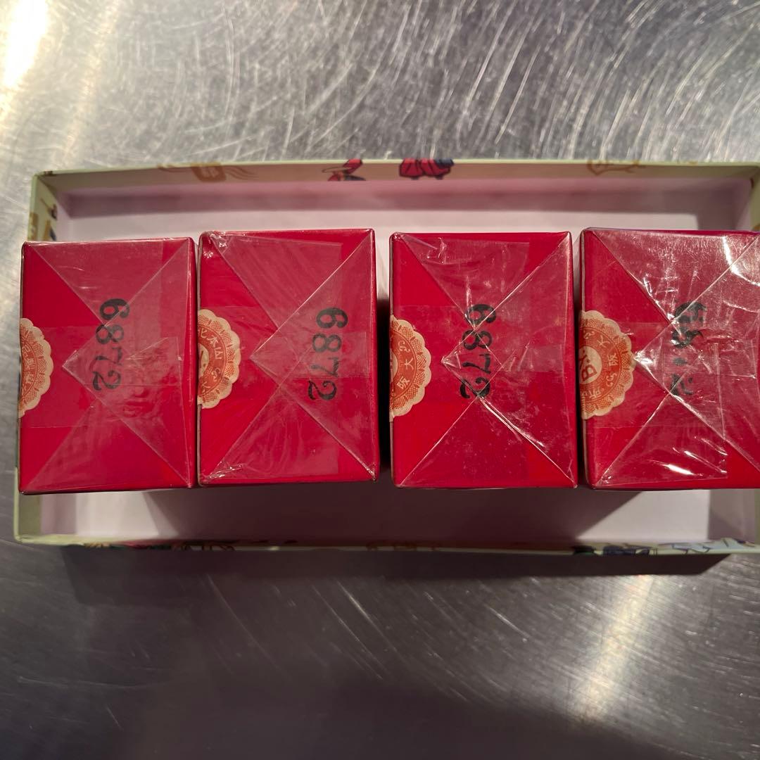 顔料　日華朱　赤口　未開封　四個セット