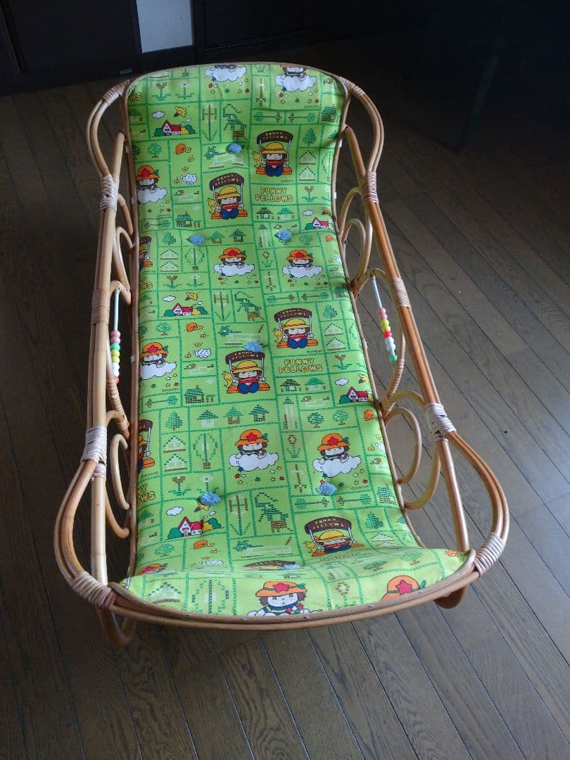 昭和レトロ家具　レトロポップなゆりかご