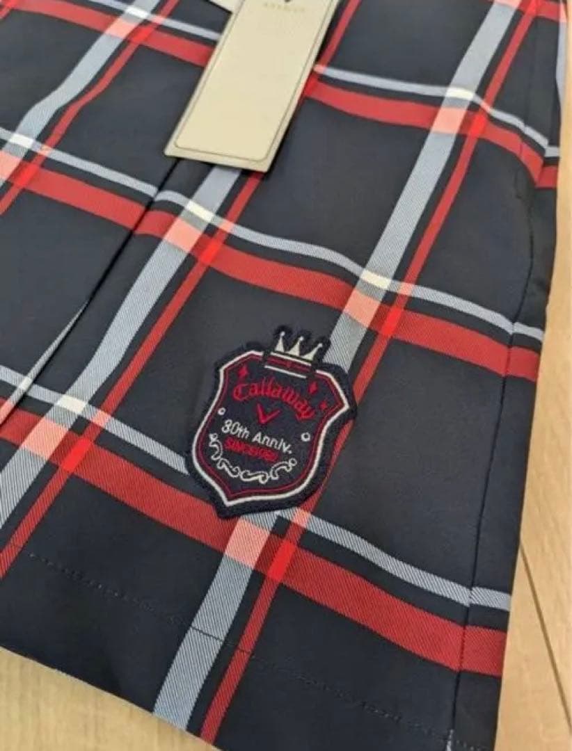 【新品・タグ付き】Callaway XSERIES 撥水 スカート　チェック M