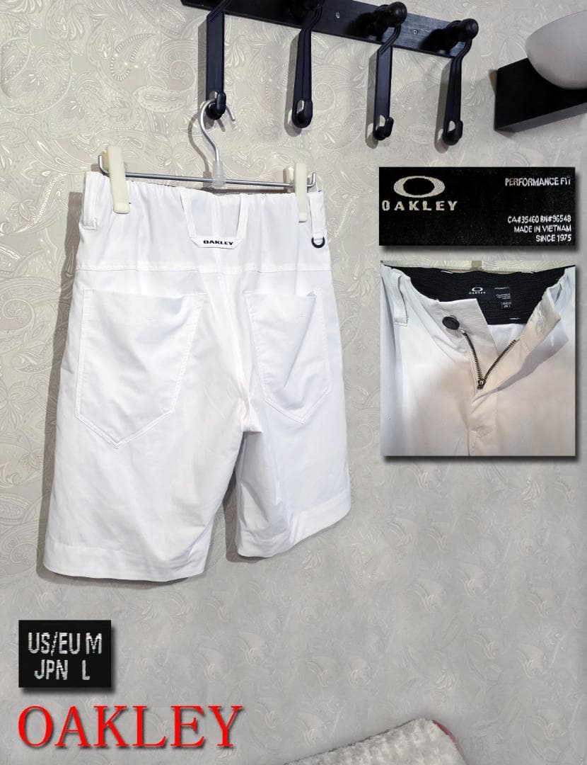 OAKLEY ゴルフパンツ ホワイト M/L