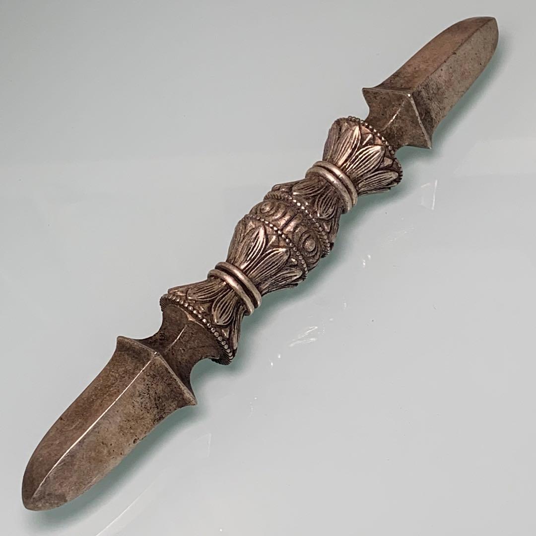 縁起物　旧蔵　チベット藏伝仏教 金剛杵　悟り　パワー　時代物アンティーク