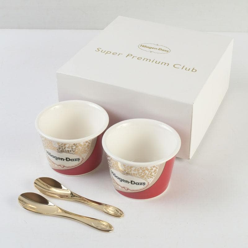 ハーゲンダッツ　スーパープレミアムクラブ　カップ＆スプーン　C　9370