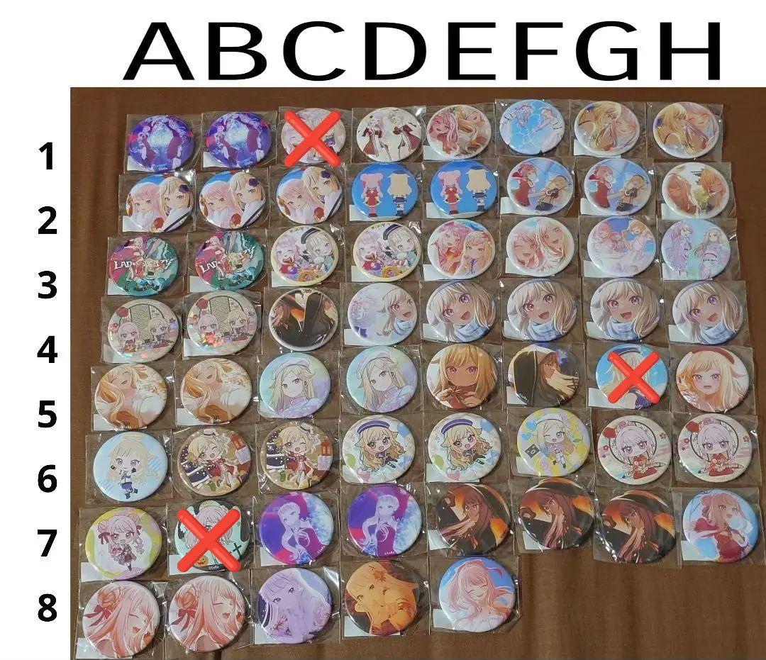 ヒメヒナ 新春ガチャ 缶バッジ 58個