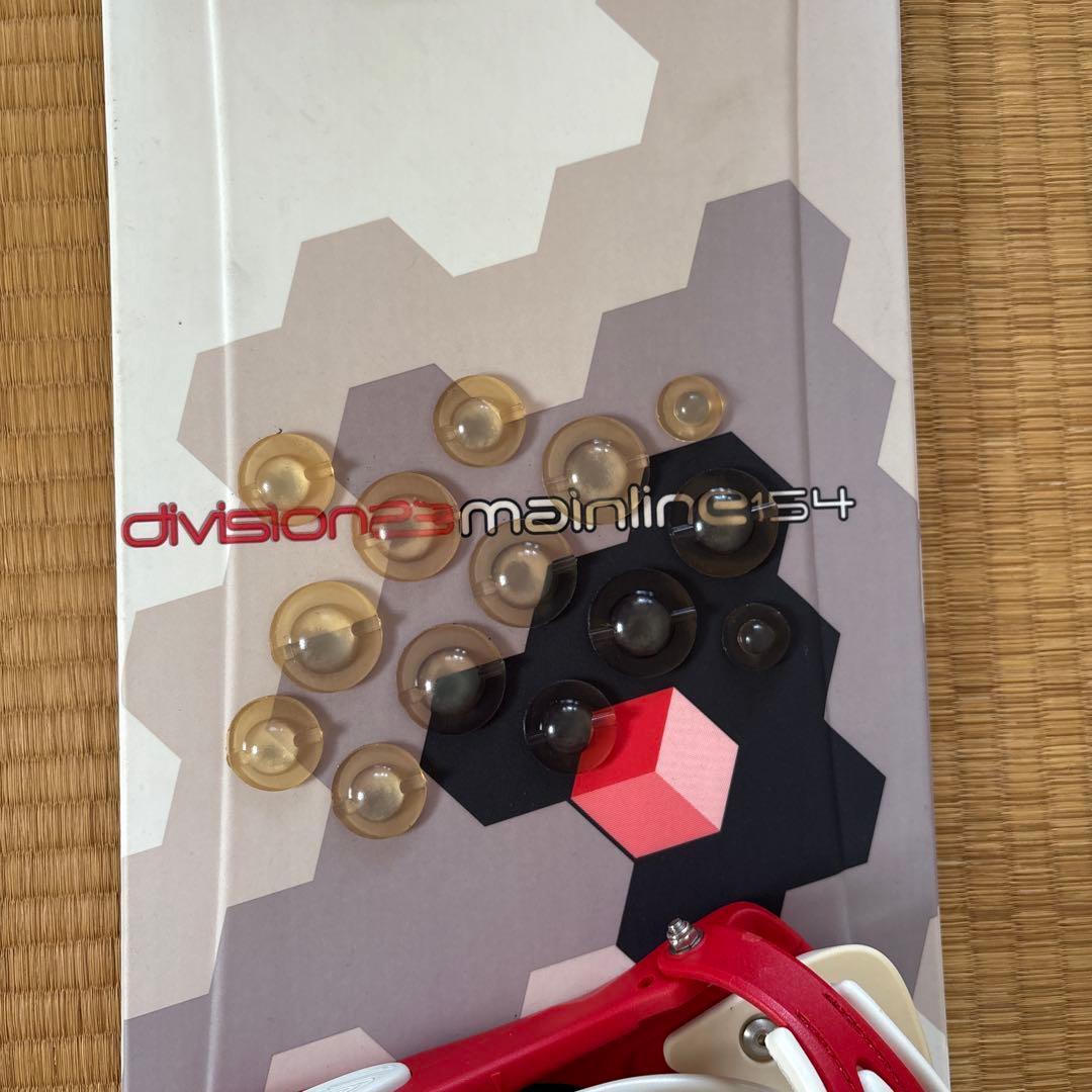 division スノーボード板　カバー付き MENS ビンディング付