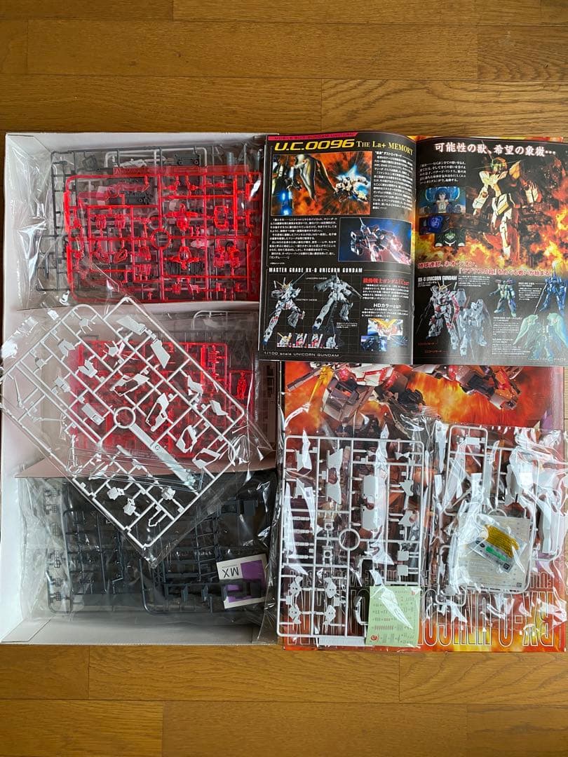 バンダイ MGシリーズMG ユニコーンガンダム HDカラー + CAGE