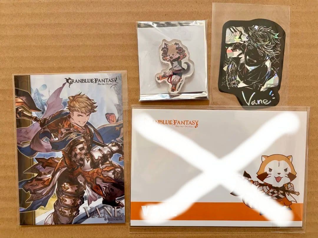 【バラ売り可】グラブル ヴェイン ひっかけフィギュア アクリルステッカーなど