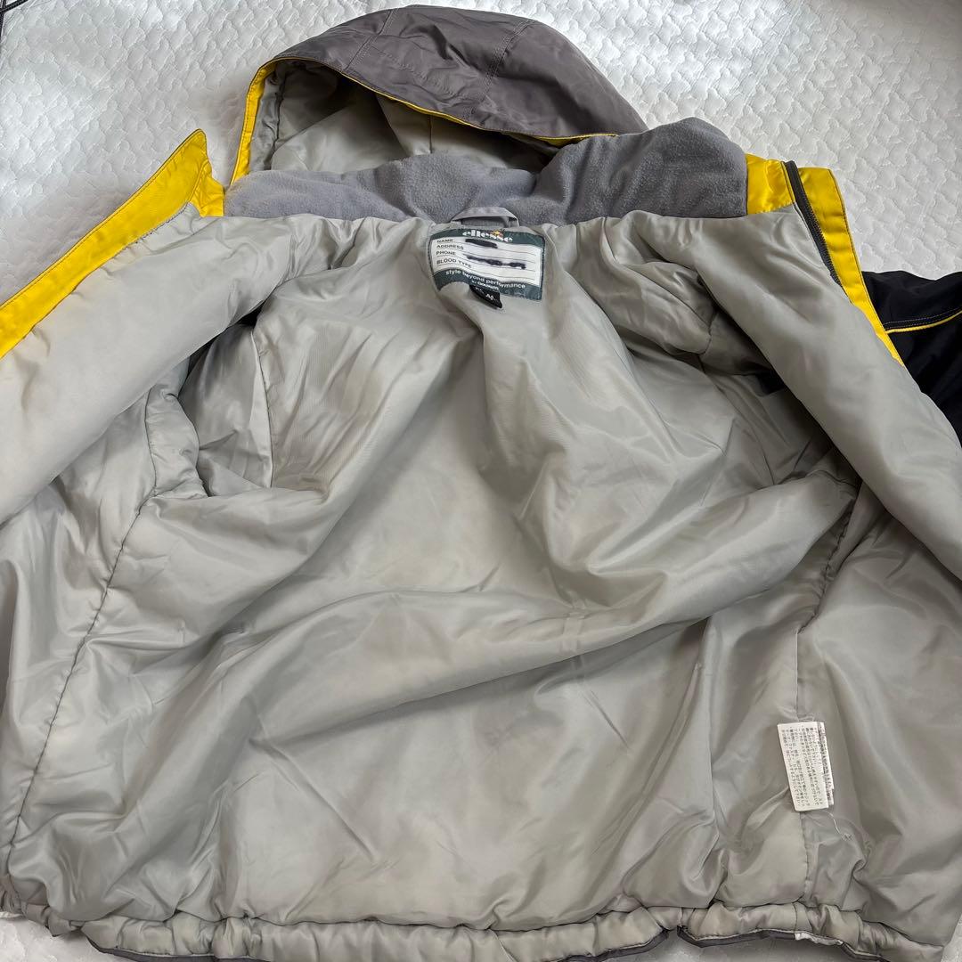ellesse スキーウェア グレー/イエロー　130