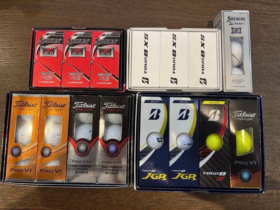 ゴルフボールセット PRO V1 PRO V1X TOUR B Z-STAR