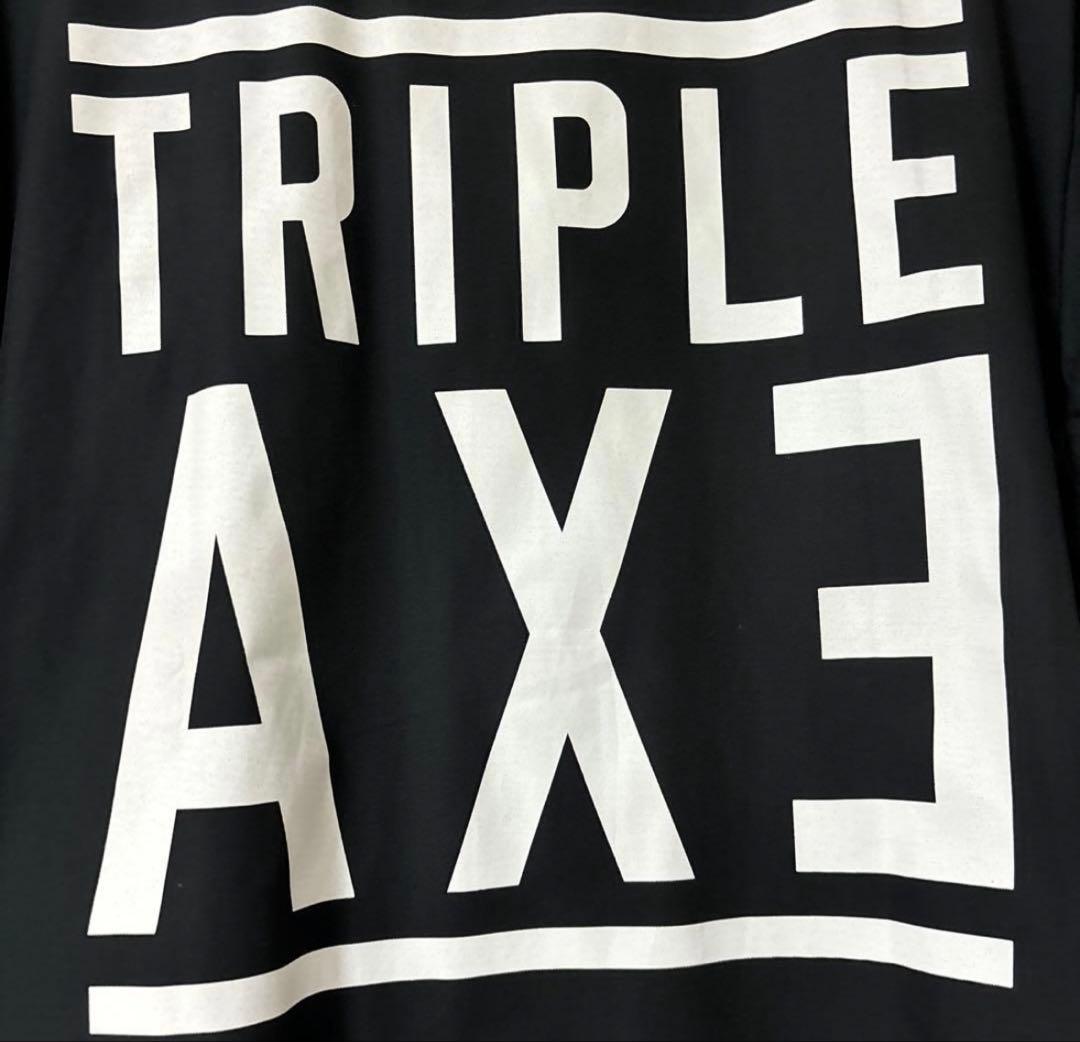TRIPLE AXE オープンカラーTシャツ L