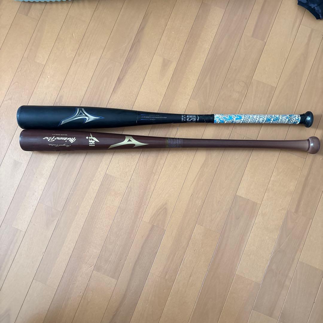 ミズノ Mizuno Pro 硬式バット 麦谷祐介サイン入り 軟式レガシー