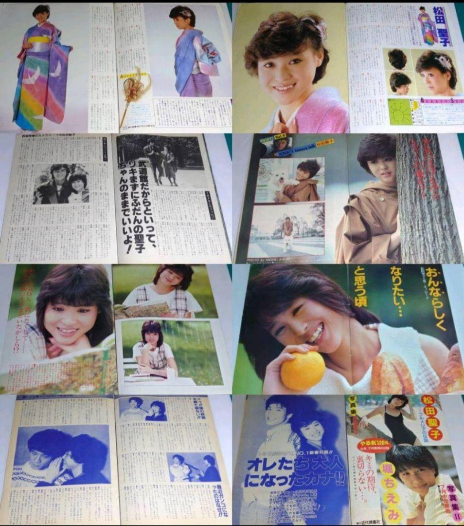 松田聖子　1980年〜1985年 レア　大量　切り抜き　ファイル　2冊120P