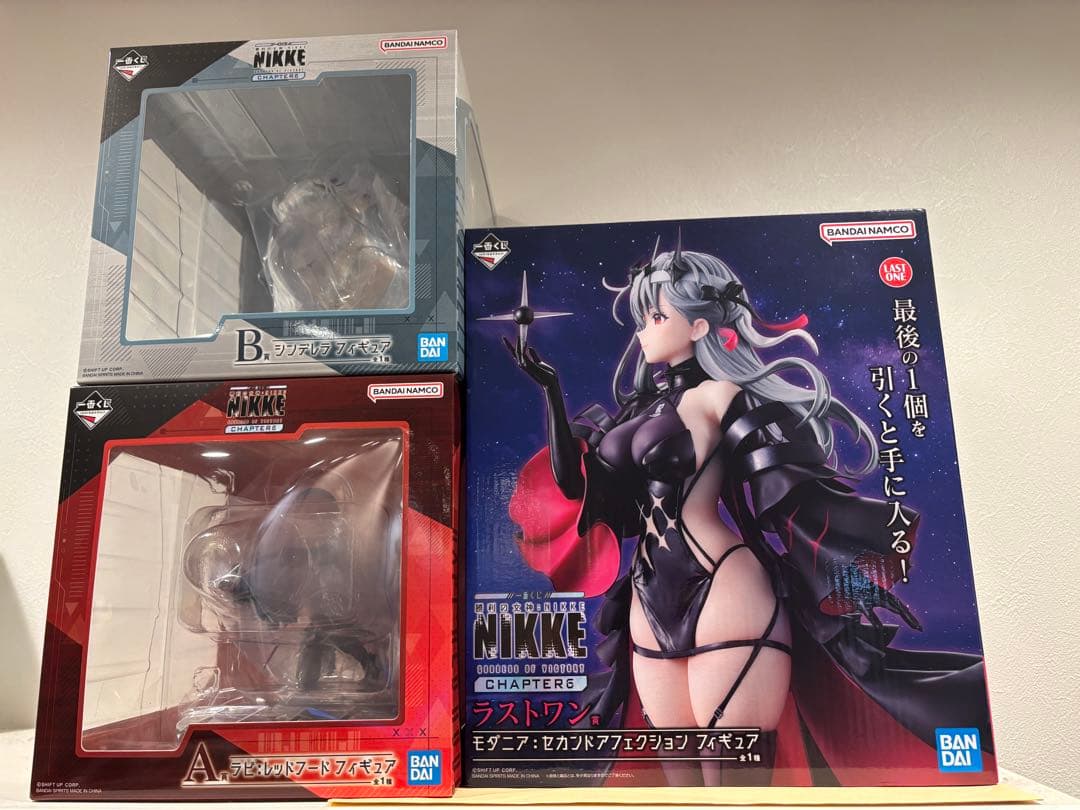 A賞 B賞 F賞×6枚 ラストワン NIKKE ニケ 一番くじ CHAPTER6