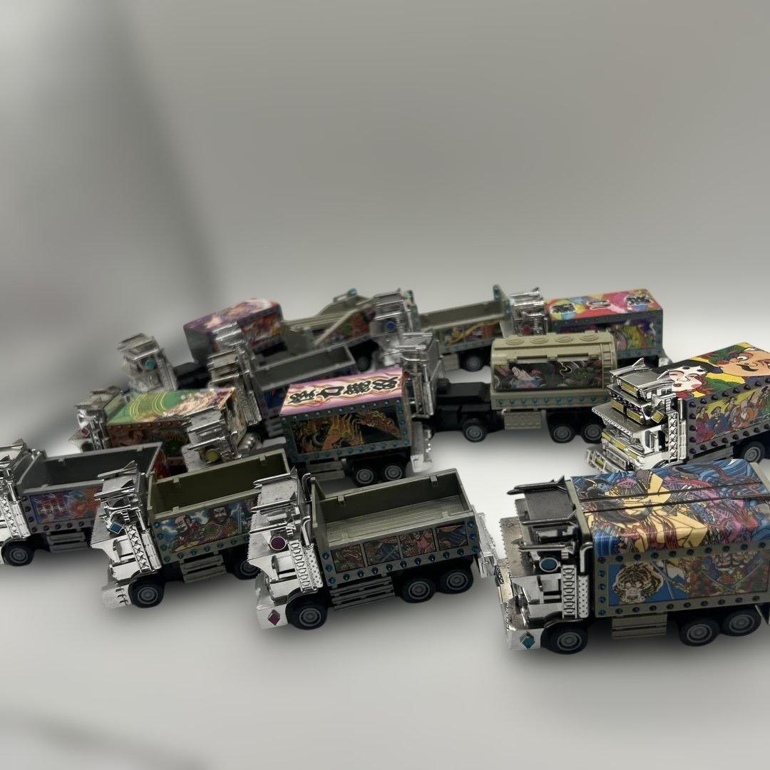 レトロ デコトラ チョロQ 13台セット