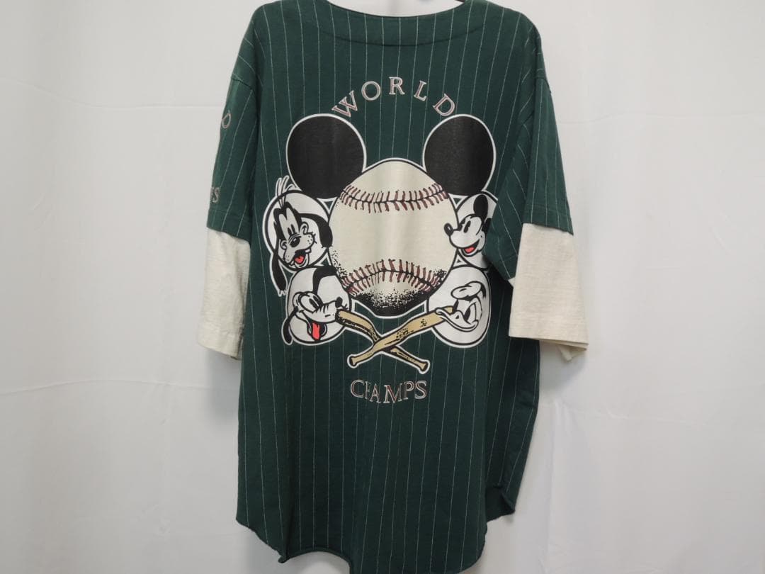 90's DISNEY STORE ディズニー ベースボールシャツ