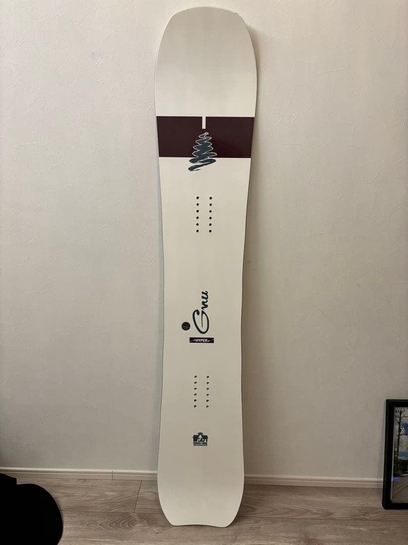 Gnu Hyper スノーボード ホワイト