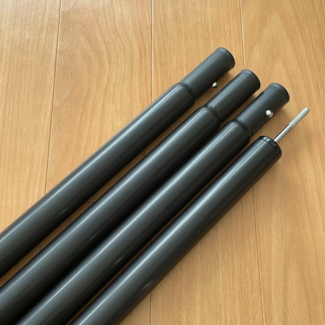 廃盤 peak ウイングポールブラック 280cm