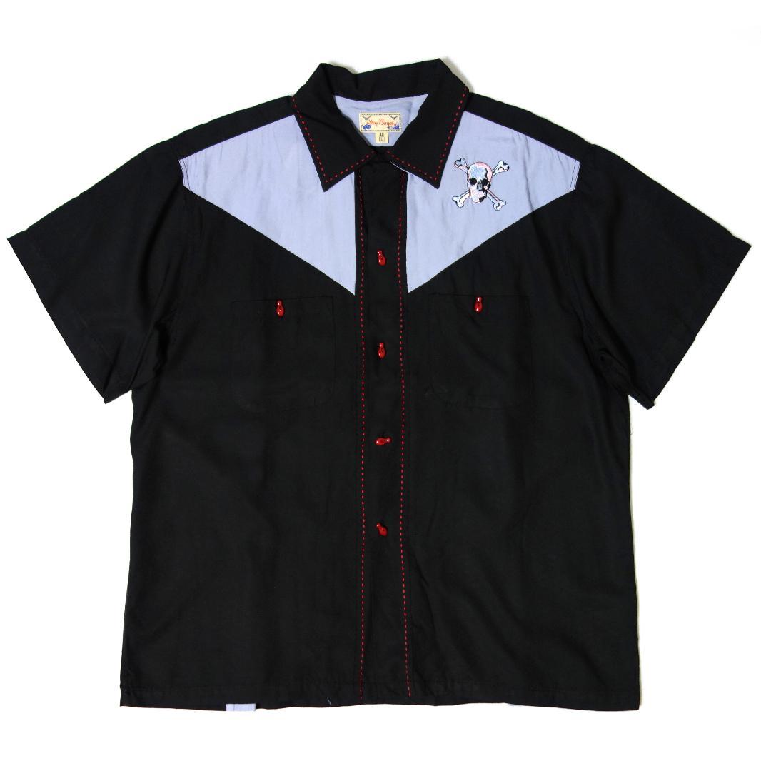 Dry Bones ボウリングシャツ【L】ドライボーンズ 日本製　アメカジ