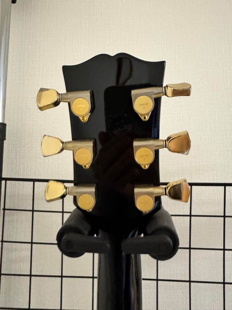 美品　Burny バーニー　レスポールカスタム　3pu ダイヤモンドインレイ