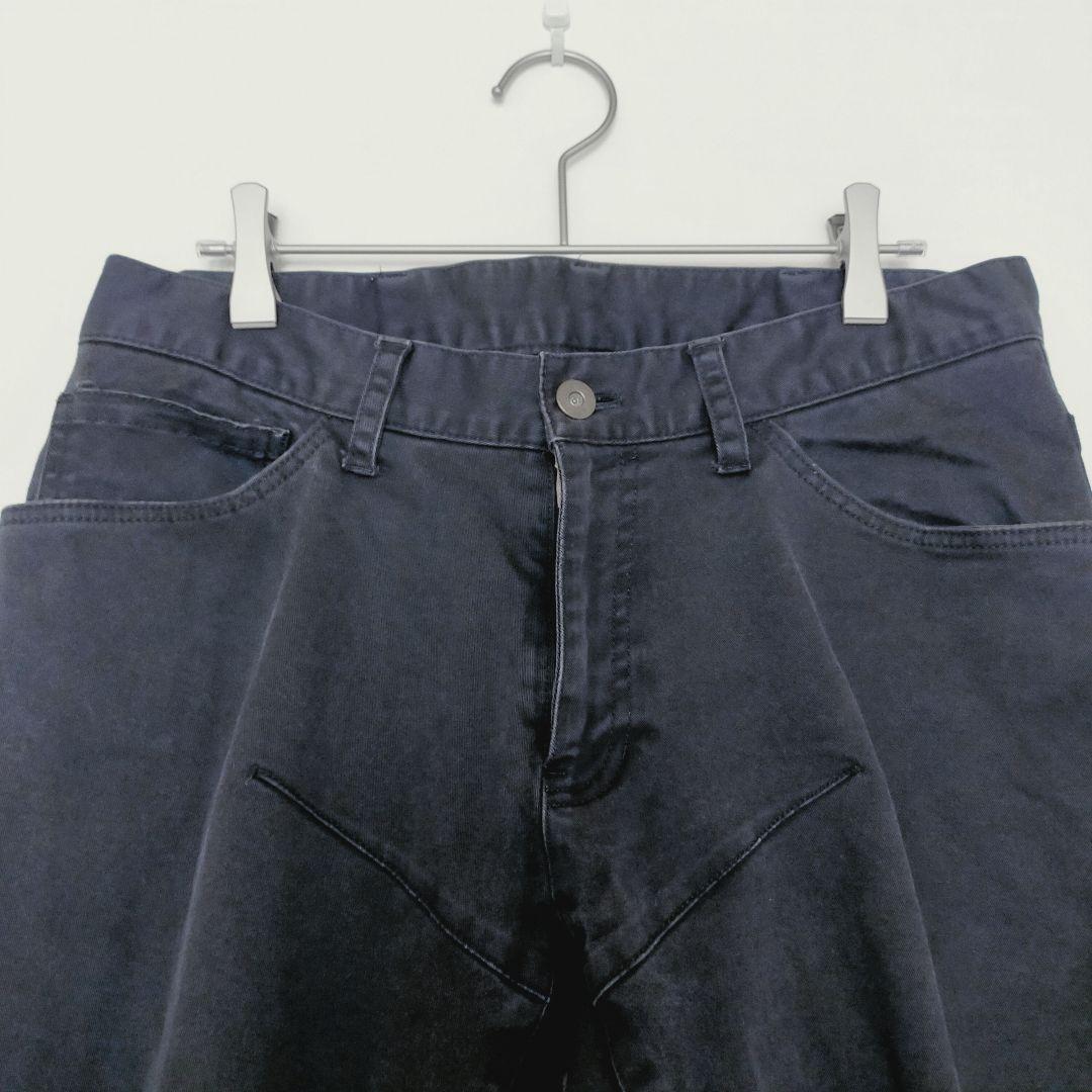 リンプロジェクト メンズ パンツ 黒 S 立体裁断 サイクリング 裾止め 自転車