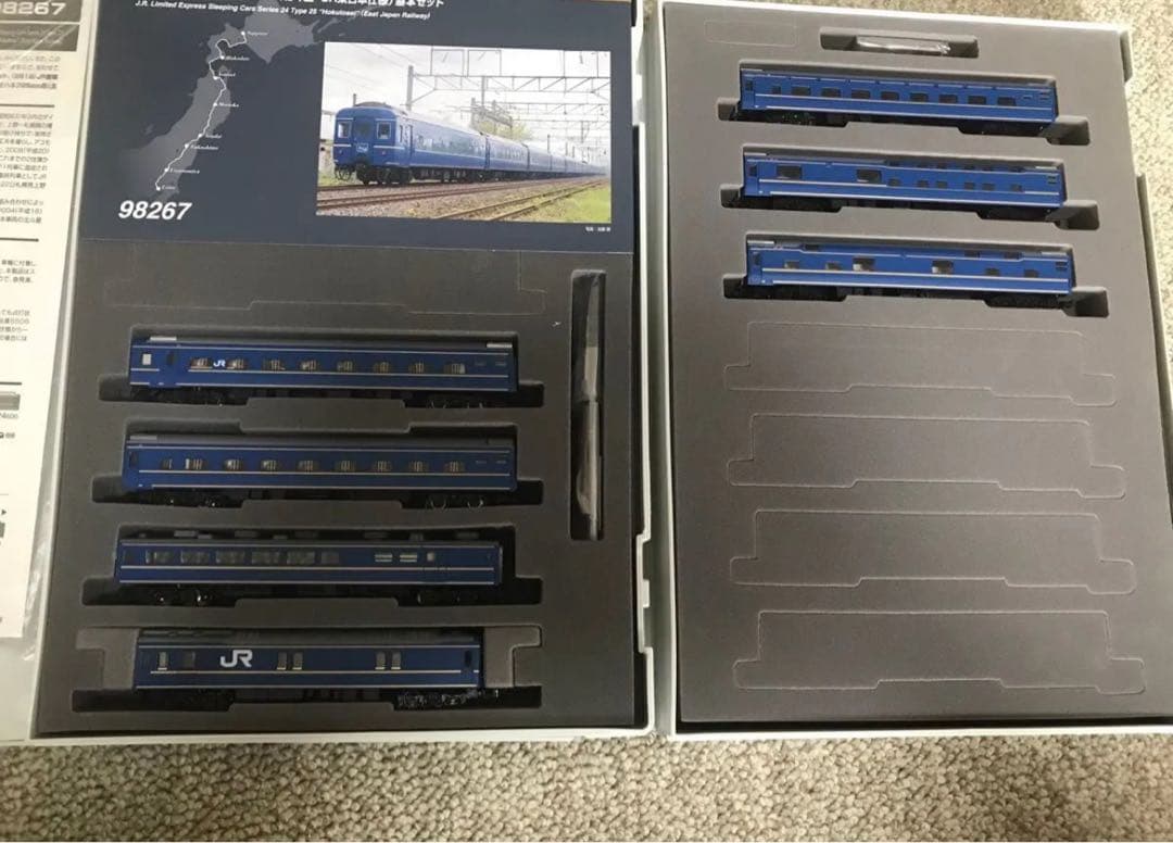 TOMIX JR 24系25形特急寝台（北斗星・JR東日本仕様）基本・増結