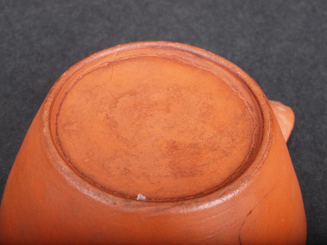 旧家整理品し　中国清時代　/朱泥急須/茶道具/紫砂/茶壷 X417C13-3