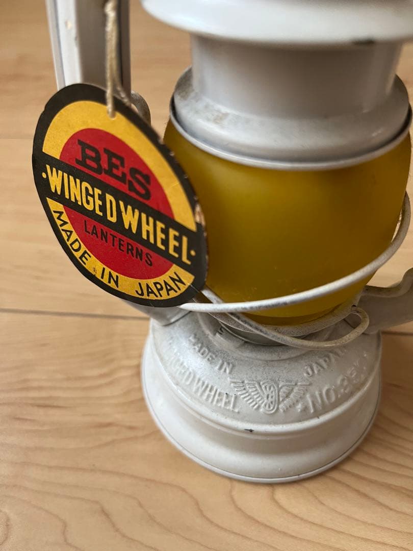 未使用品　WINGED WHEEL No.350 ランタン　アウトドア　ホワイト